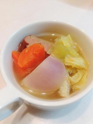 絹ゆかりかぶメインで！ポトフ！