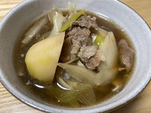 子姫芋で山形芋煮！